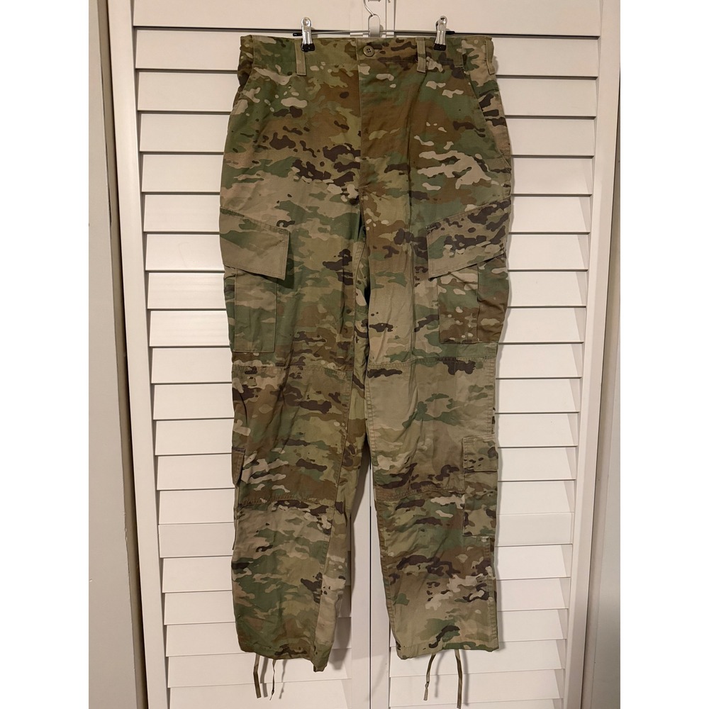 MultiCam M/L Cargo Pant Insect Repellent Apparel Waist 31-35 Inseam 32.5-35 In